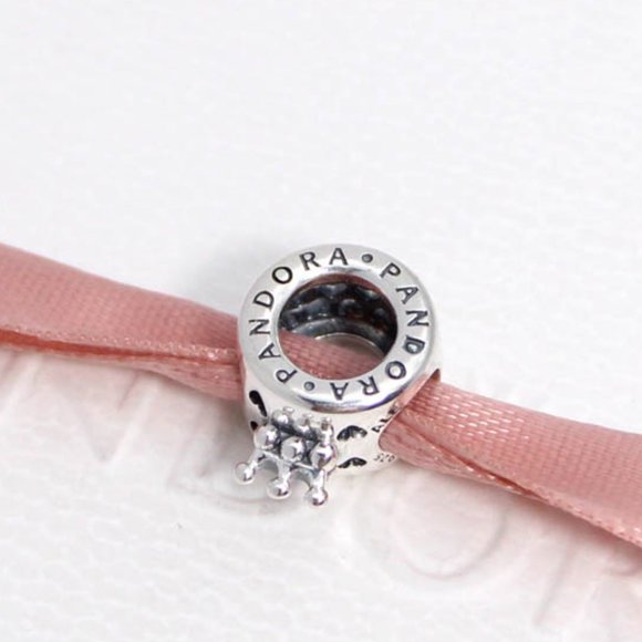 Pandora Logo & Crown O Charm - Picture 1 of 9